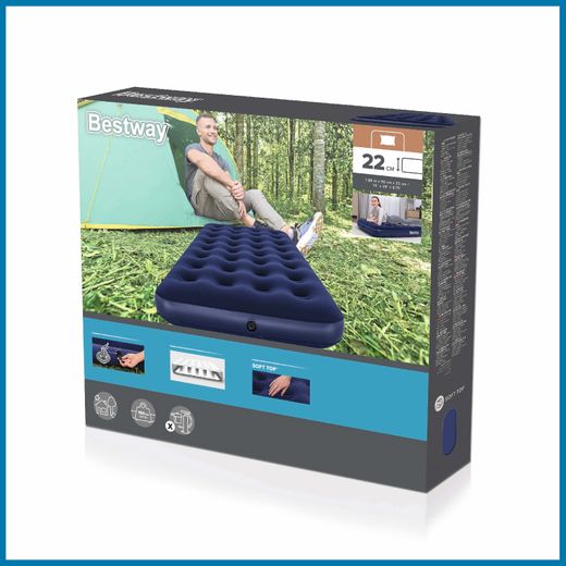 Matelas gonflable Bestway Horizon individuel 188x99x22 cm Bleu