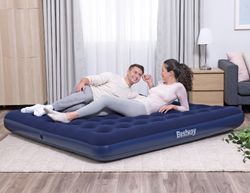 Colchão Inflável Bestway Horizon King Size 203x183x22 cm Azul