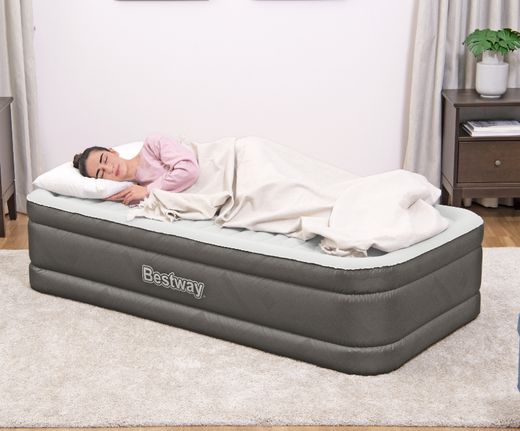 Colchão inflável Bestway Tough Guard 191x97x46cm com bomba integrada