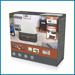 Colchão inflável Bestway Tough Guard 191x97x46cm com bomba integrada