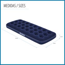 Matelas Gonflable Individuel Jr.Twin Bestway 185x76x22 cm Bleu
