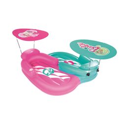 Matelas Gonflable Double Bestway Barbie Parasol 178x170 cm - Lot de Deux