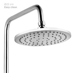 Columna de ducha K2O Chillout Bay 96,5 cm sin grifo, acero inoxidable