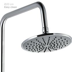 Columna de ducha K2O Chillout Cascade 96,5 cm sin grifo, acero inoxidable