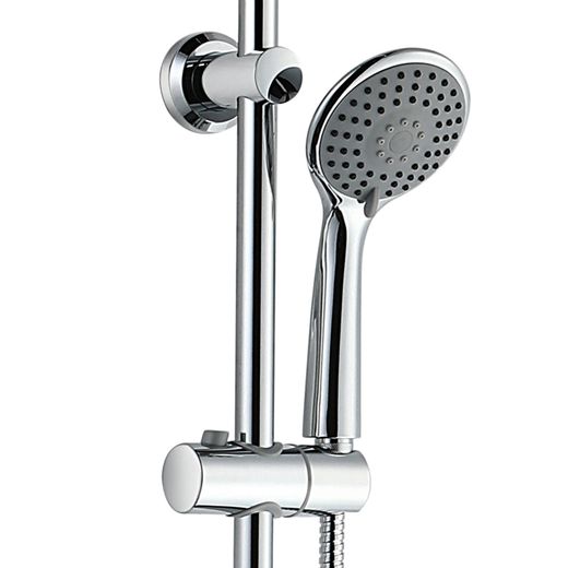 Columna de ducha K2O Chillout Cascade 96,5 cm sin grifo, acero inoxidable