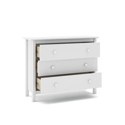 Comodino, 100 x 40 x 80 cm, in legno di pino bianco | Collezione Max