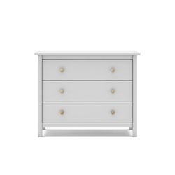 Comodino, 100 x 40 x 80 cm, in legno di pino bianco | Collezione Max