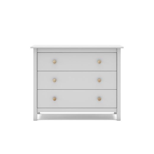 Comodino, 100 x 40 x 80 cm, in legno di pino bianco | Collezione Max