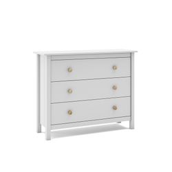 Comodino, 100 x 40 x 80 cm, in legno di pino bianco | Collezione Max