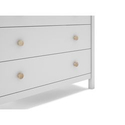 Comodino, 100 x 40 x 80 cm, in legno di pino bianco | Collezione Max