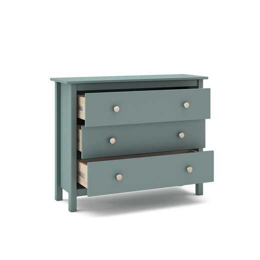 Comodino, 100 x 40 x 80 cm, in legno di pino verde | Collezione Max