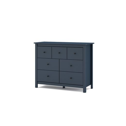 Comò, 110 x 40 x 80 cm, in legno di pino blu | Collezione Misti
