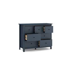 Comò, 110 x 40 x 80 cm, in legno di pino blu | Collezione Misti
