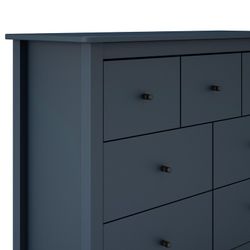 Comò, 110 x 40 x 80 cm, in legno di pino blu | Collezione Misti