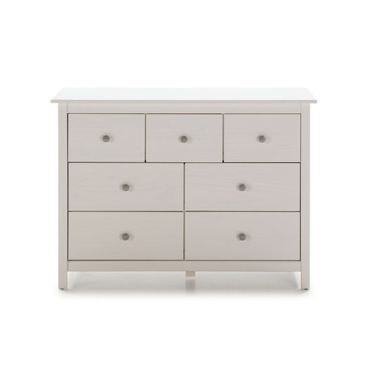 Comodino, 110 x 40 x 80 cm, in legno di pino bianco | Collezione Berna