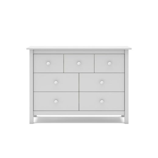 Comodino, 110 x 40 x 80 cm, in legno di pino bianco | Collezione Max