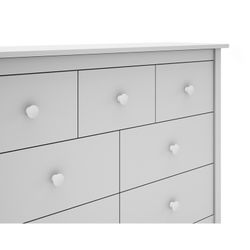 Comodino, 110 x 40 x 80 cm, in legno di pino bianco | Collezione Max