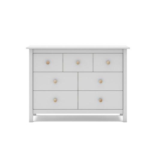 Comodino, 110 x 40 x 80 cm, in legno di pino bianco | Collezione Max
