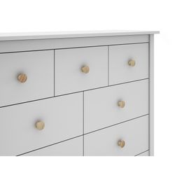 Comodino, 110 x 40 x 80 cm, in legno di pino bianco | Collezione Max