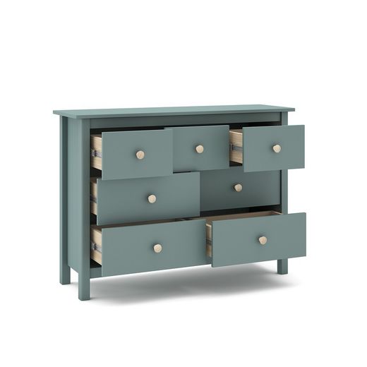 Comodino, 110 x 40 x 80 cm, in legno di pino verde | Collezione Max