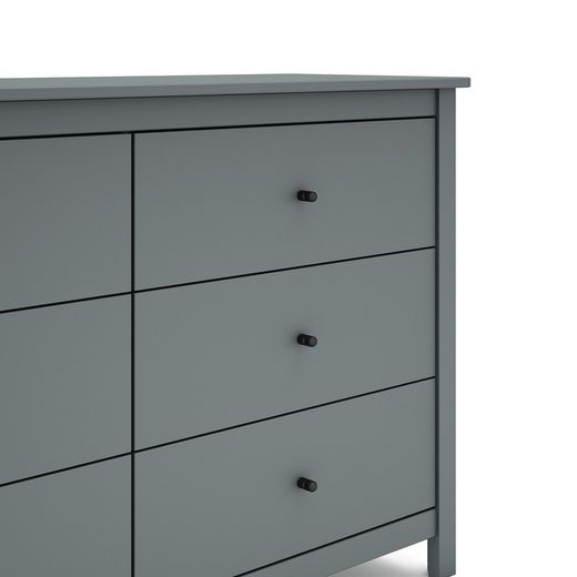 Comò, 130 x 45 x 80 cm, in legno di pino verde | Collezione Misti