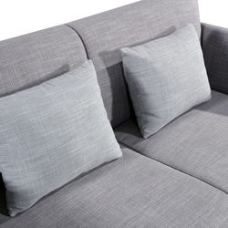 Set di 2 divani, 185 x 90 x 80 cm / 230 x 90 x 80 cm, a 2 e 3 posti | Collezione Calabria Pärumm Grigio Pietra