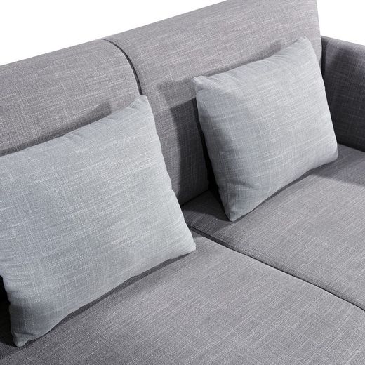 Set di 2 divani, 185 x 90 x 80 cm / 230 x 90 x 80 cm, a 2 e 3 posti | Collezione Calabria Pärumm Grigio Pietra