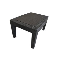 Set di divani da giardino in polipropilene effetto rattan grigio | Collezione Siena