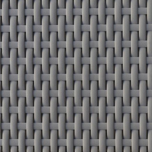 Conjunto de sofás para jardín de polipropileno imitación ratán en gris y granate | Colección Treviso