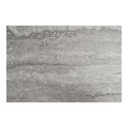Consolle, 110 x 26 x 80 cm, in legno effetto marmo travertino grigio | Collezione Vita