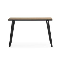 Consolle, 120 x 40 x 77 cm, in legno e metallo naturale e nero | Collezione Sindi