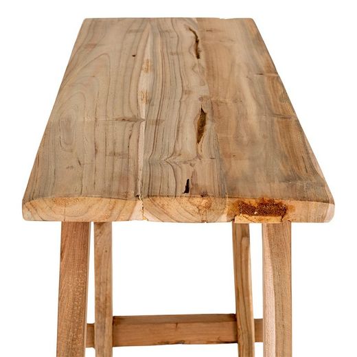 Consolle, 90 x 30 x 80 cm, in legno di teak naturale | Collezione Girona