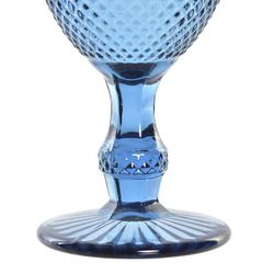 Calice da acqua, 8,7 x 8,7 x 17 cm, in vetro blu | Collezione Da Gama