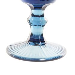 Copa de agua, Ø 8,7 x 17 cm, de cristal en azul | Colección Dias