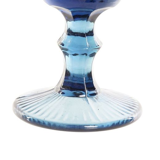 Copa de agua, Ø 8,7 x 17 cm, de cristal en azul | Colección Dias