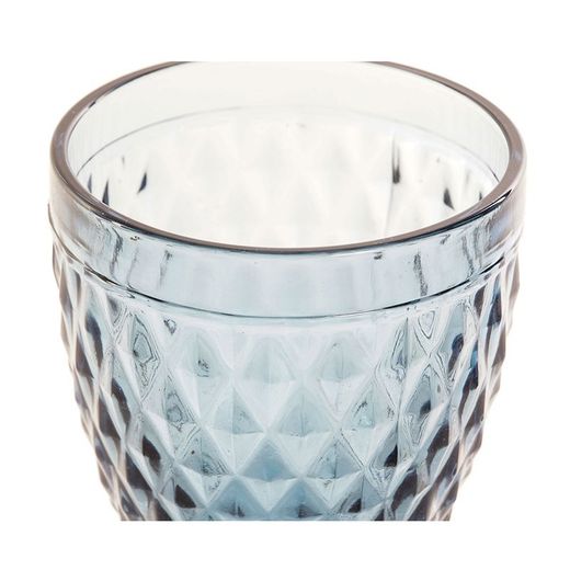 Copa de agua, Ø 8,7 x 17 cm, de cristal en azul | Colección Dias