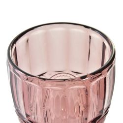 Calice da acqua, Ø 8,7 x 17 cm, in vetro rosa | Collezione Cabral