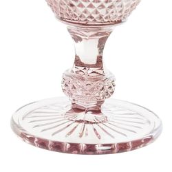 Calice da vino, 8 x 8 x 15,5 cm, in cristallo rosa | Collezione Da Gama
