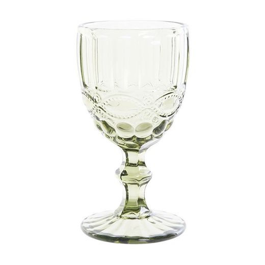 Calice da vino, Ø 8 x 15,5 cm, in vetro verde | Collezione Cabral