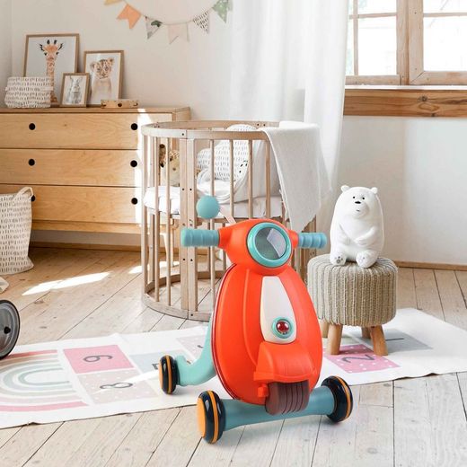 Corredore per bambini, 43 x 45 x 52 cm, in polietilene arancione e blu | Collezione Baby Walker