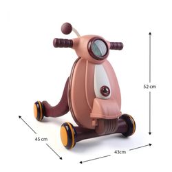 Corredore per bambini, 43 x 45 x 52 cm, in polietilene rosa | Collezione Baby Walker