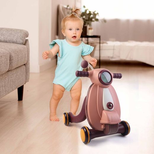 Corredore per bambini, 43 x 45 x 52 cm, in polietilene rosa | Collezione Baby Walker