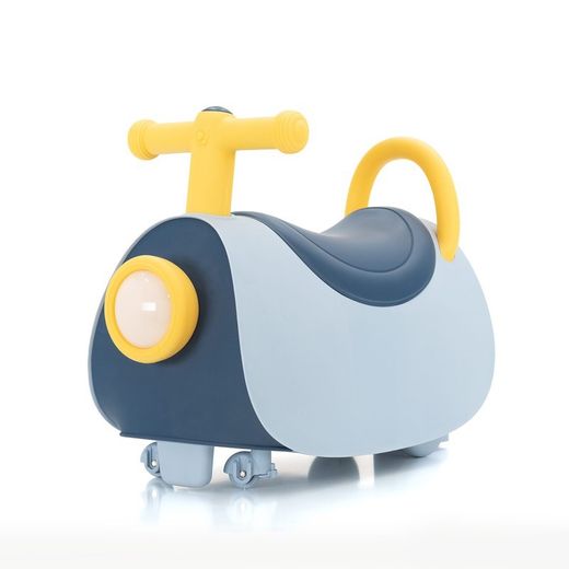 Corripiù, 46 x 20 x 35 cm, in polietilene blu | Collezione Scoot