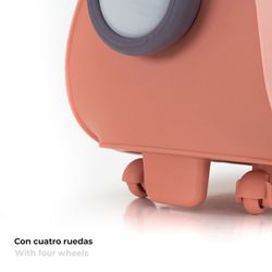 Corripiù, 46 x 20 x 35 cm, in polietilene rosa | Collezione Scoot