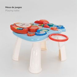 Corredore multifunzione, 50 x 38 x 60 cm, in polietilene multicolore | Collezione Musical Stroller