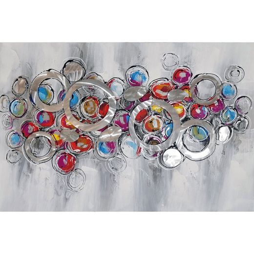 Quadro 3D del tempo, 120 x 3,5 x 80 cm | Collezione Astratto