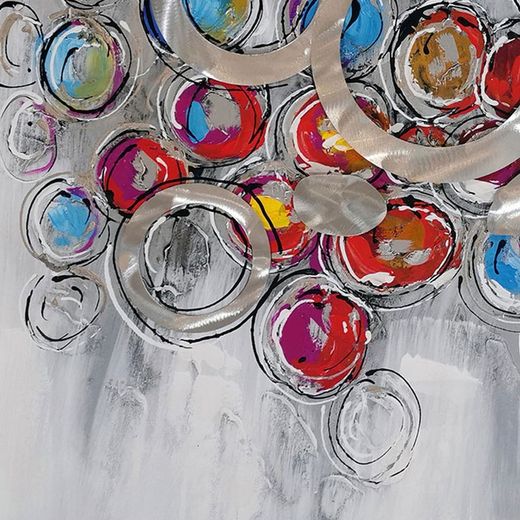 Quadro 3D del tempo, 120 x 3,5 x 80 cm | Collezione Astratto
