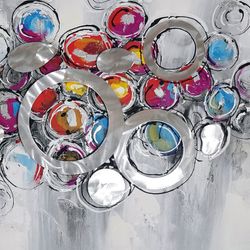 Quadro 3D del tempo, 120 x 3,5 x 80 cm | Collezione Astratto