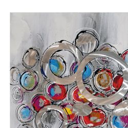 Quadro 3D del tempo, 120 x 3,5 x 80 cm | Collezione Astratto