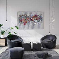 Quadro 3D del tempo, 120 x 3,5 x 80 cm | Collezione Astratto